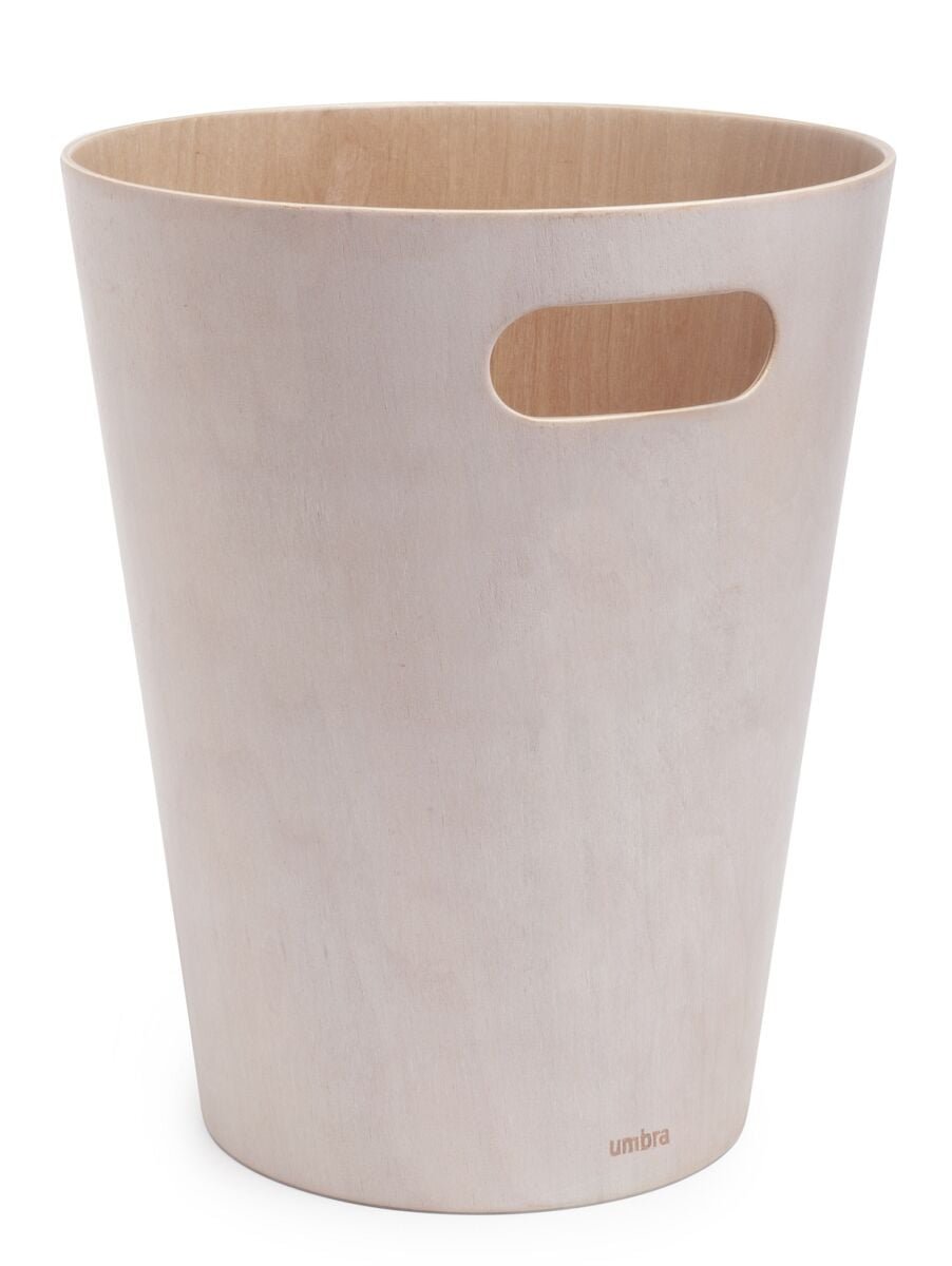 Umbra Woodrow roskakori valkoinen