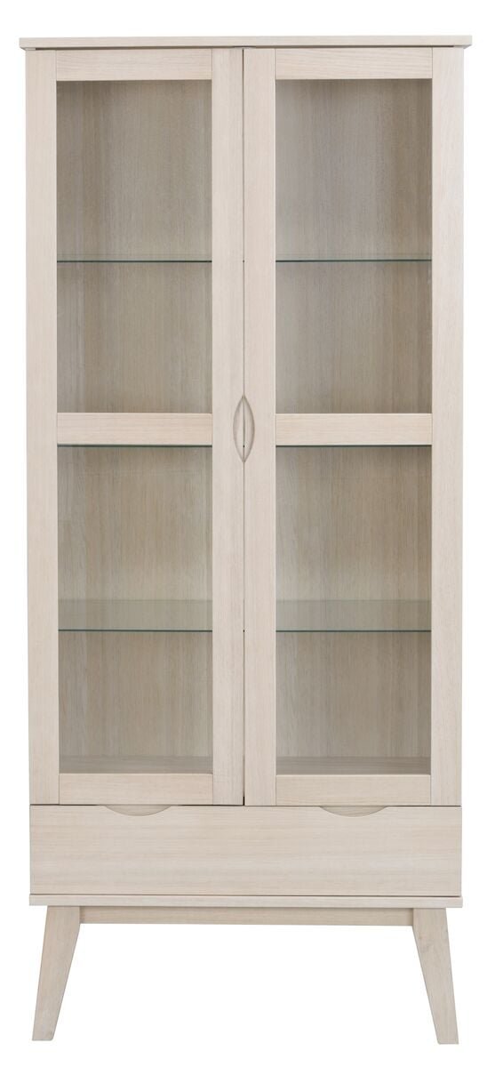 Rowico Home Filippa vitriini valkolakattu tammi