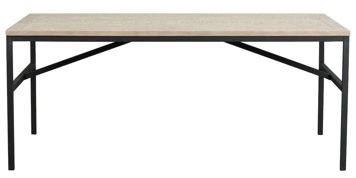Rowico Home Gordon ruokapöytä 180x95 cm valkolakattu