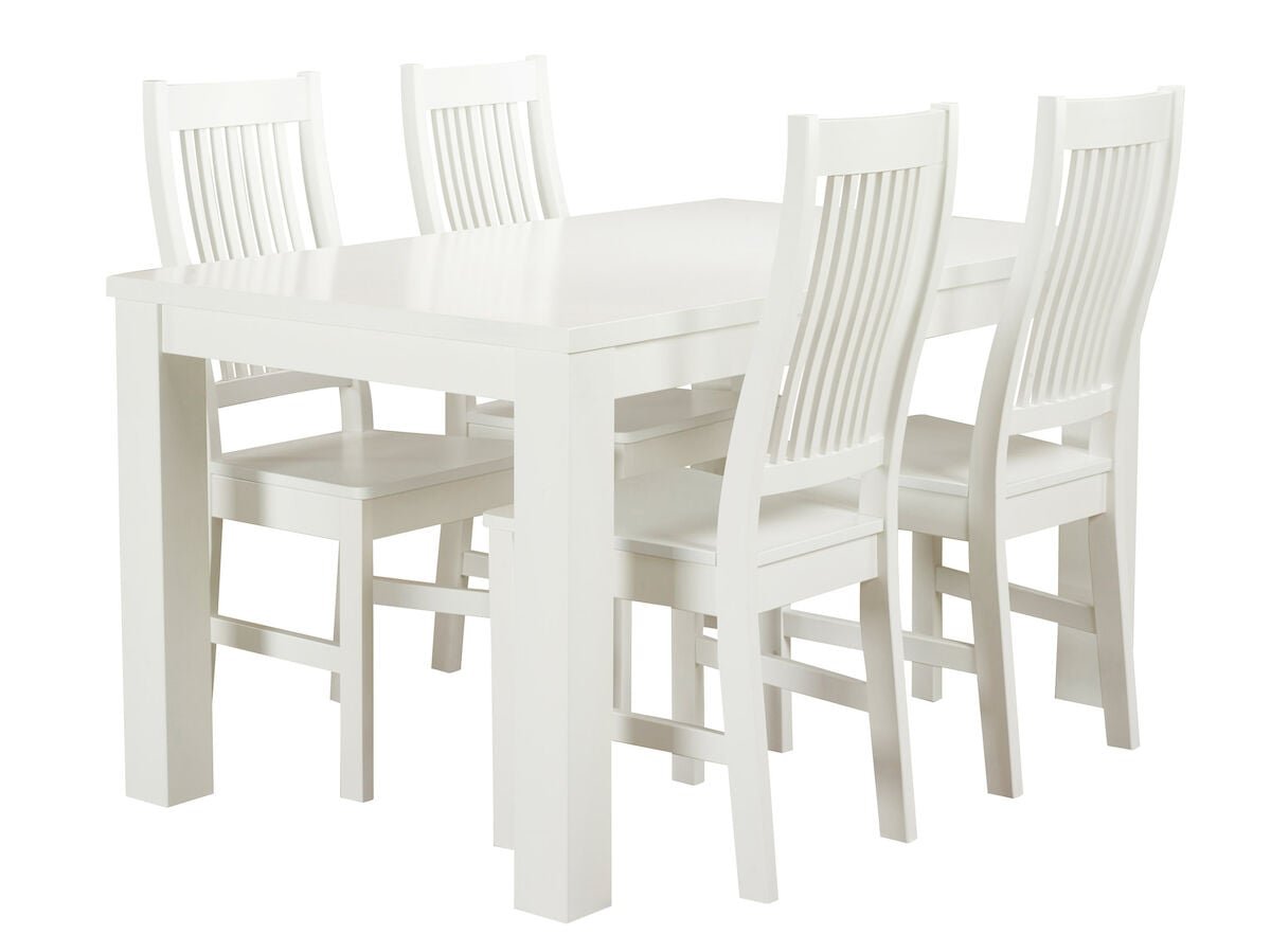 Vuono 4-hengen ruokailuryhmä, valkoinen