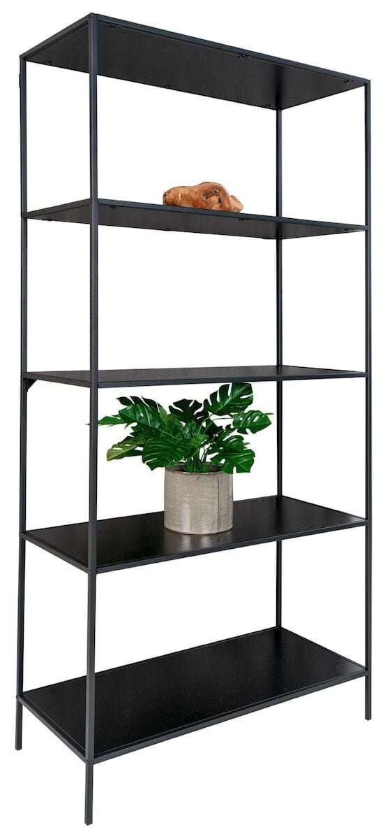 House Nordic Vita avohylly 80x36x170 cm musta