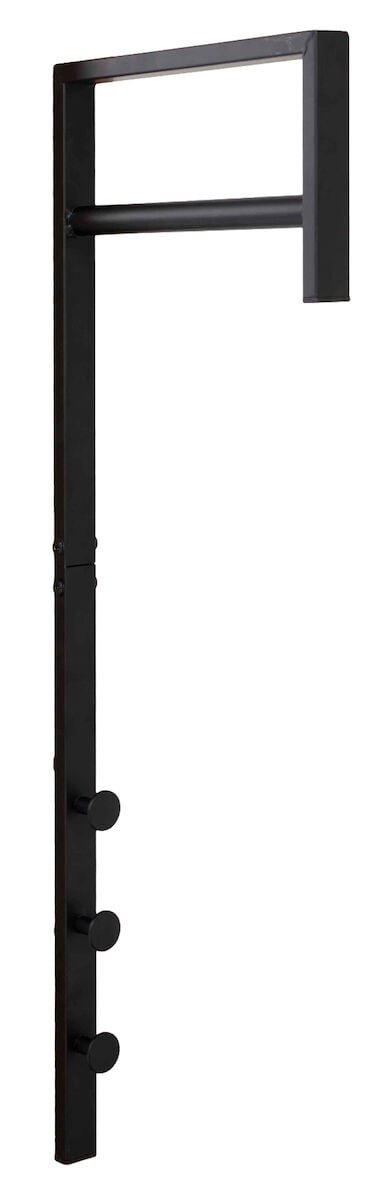 House Nordic Trento vaateteline musta