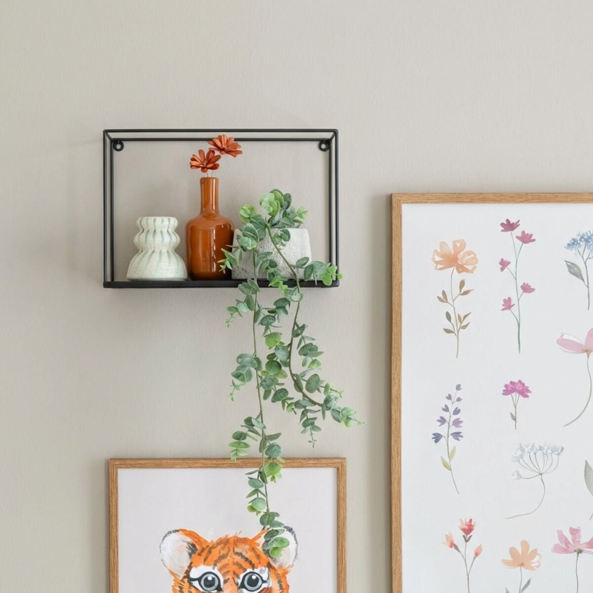 4Living Joy seinähylly musta