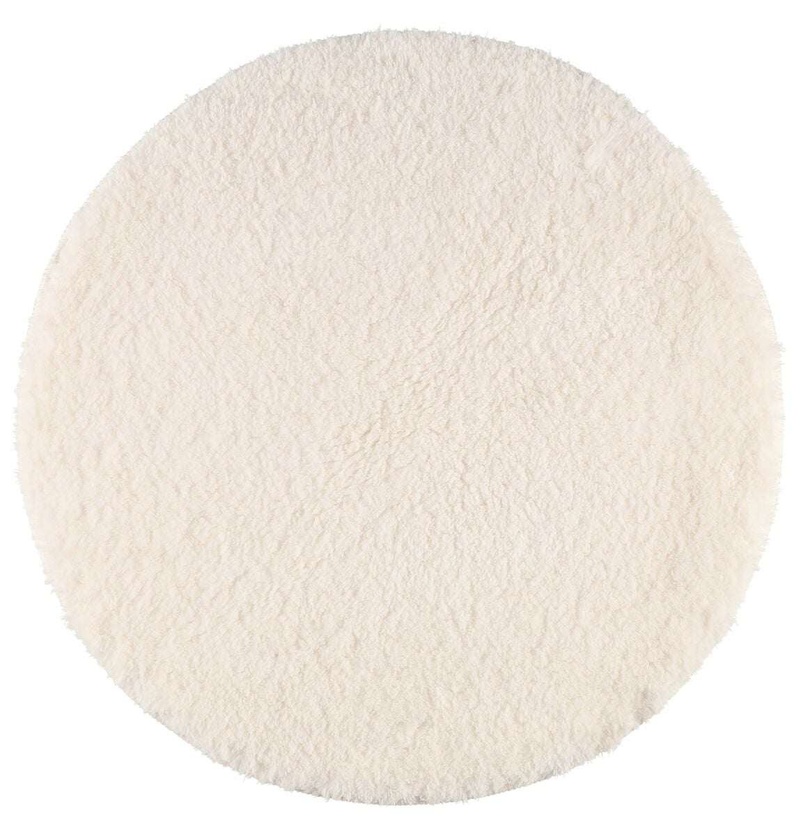 4Living Solid kylpyhuonematto Ø70 cm valkoinen