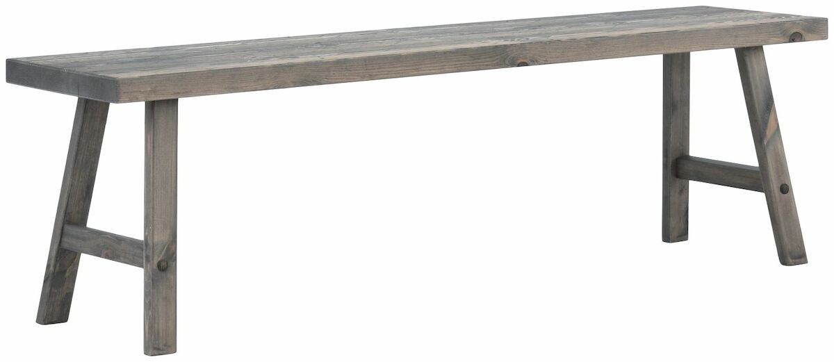 Kelo lankkupenkki 150 cm musta