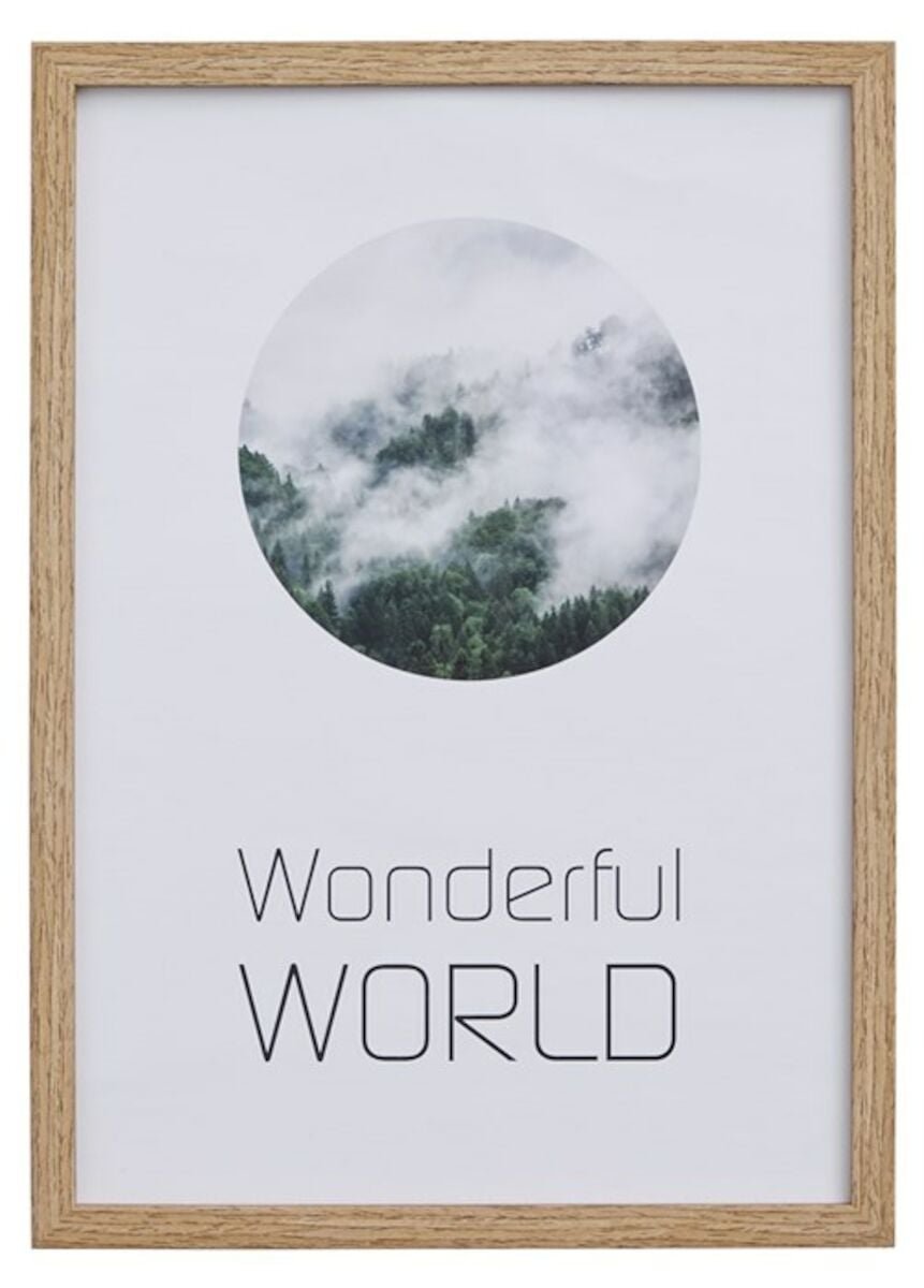 Frame valokuvakehys 21x30 cm luonnonväri