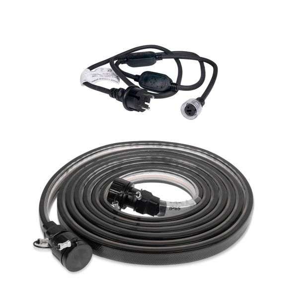 LED-nauha / Työvalo AGGE COB Dark Edition 230V - 1500 lm/m, 3 m, Nauha virtajohdolla