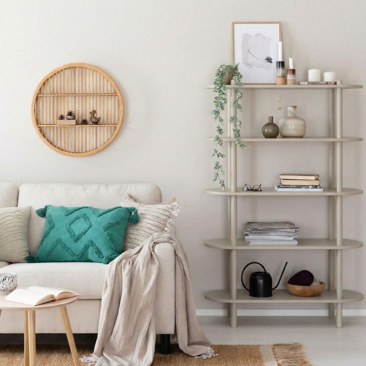 Askel avohylly 100x35x152 cm greige