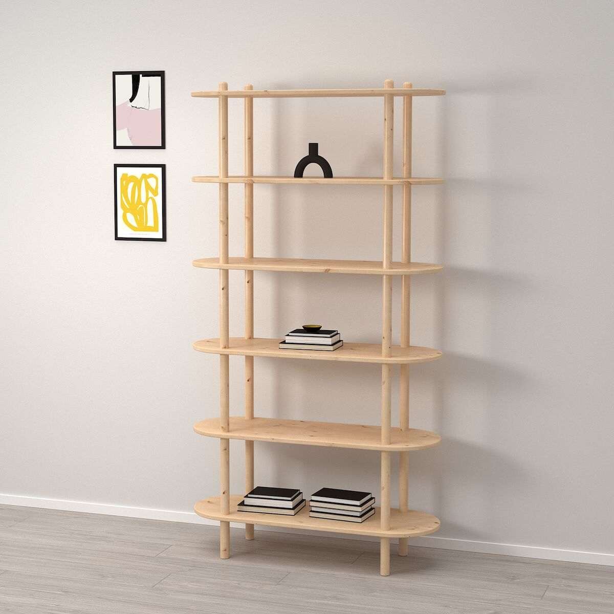 Askel avohylly 100x35x185 cm puuvalmis