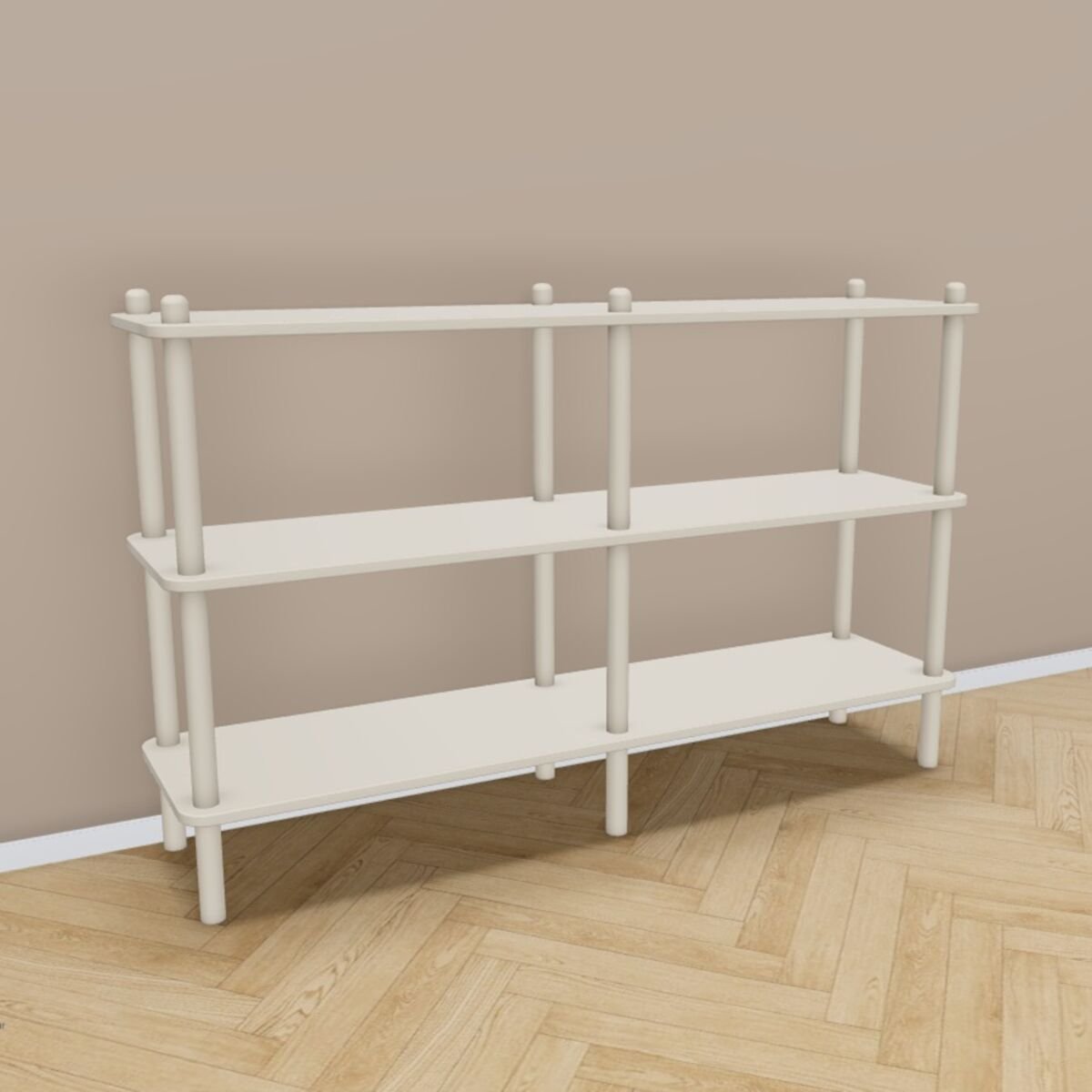 Askel avohylly 138x35x86 cm greige