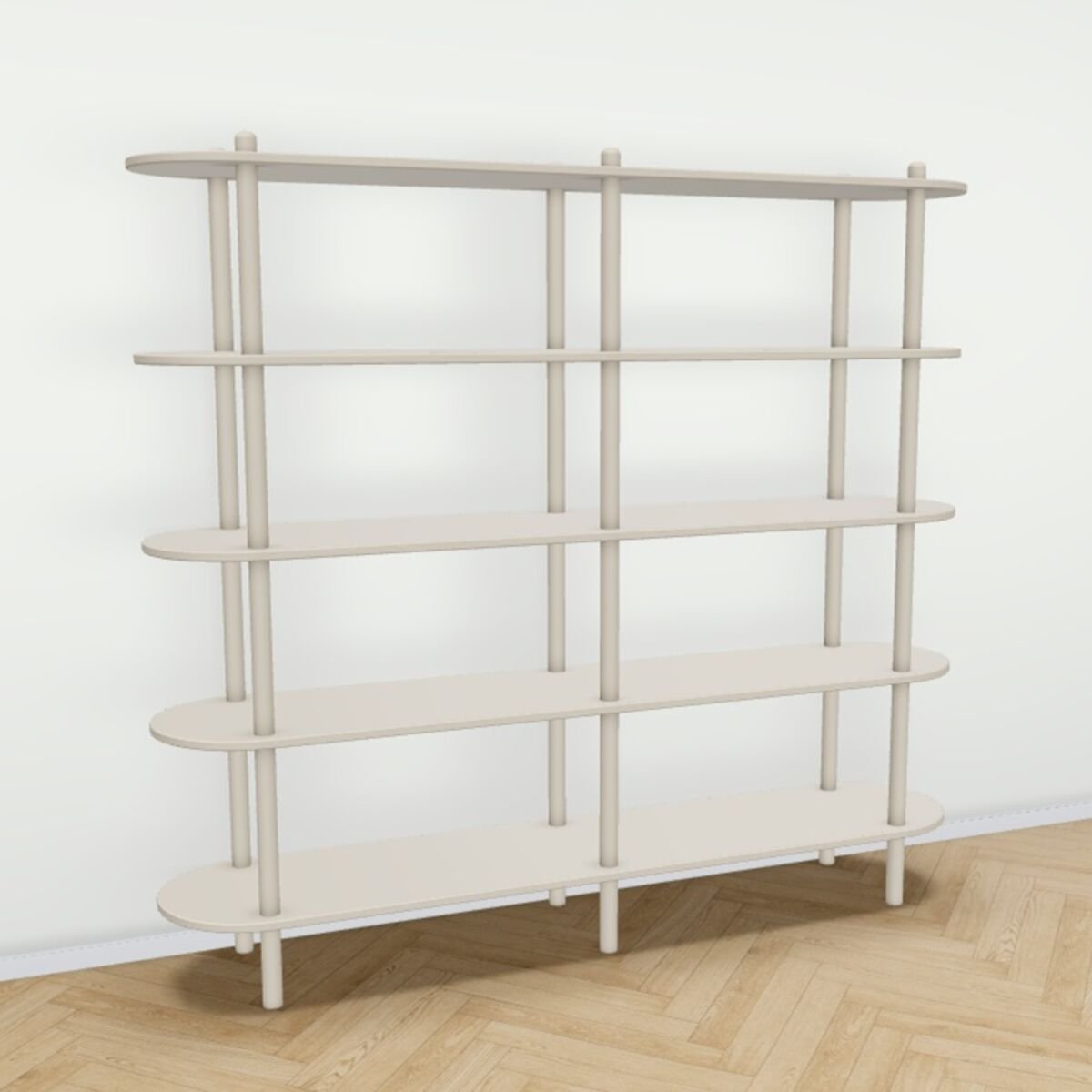 Askel avohylly 165x35x152 cm greige