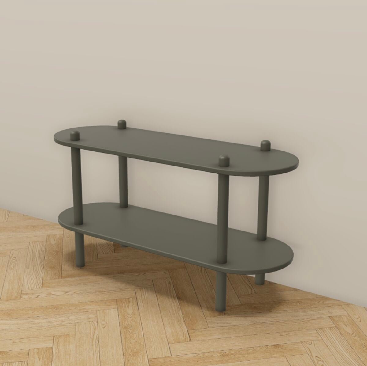 Askel korkea taso 100x35x53,5 cm sammal