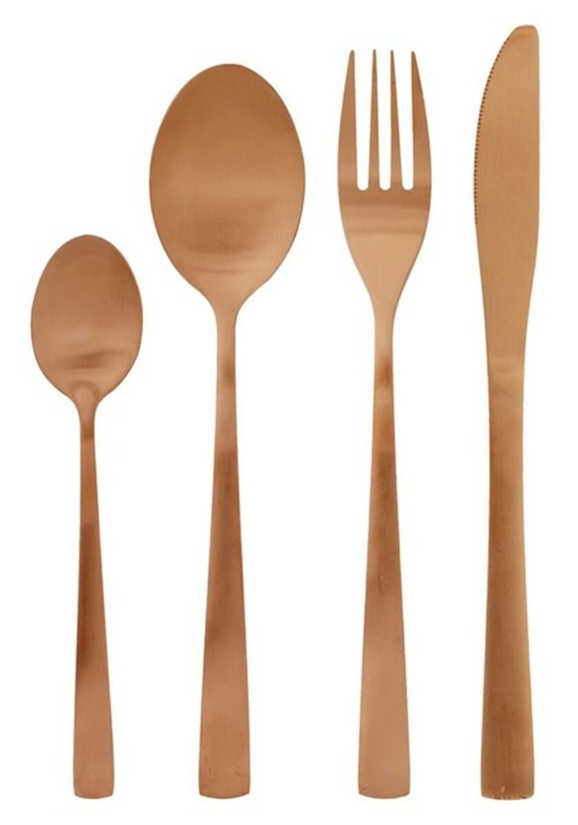 Aterimet 16-osainen matta kupari