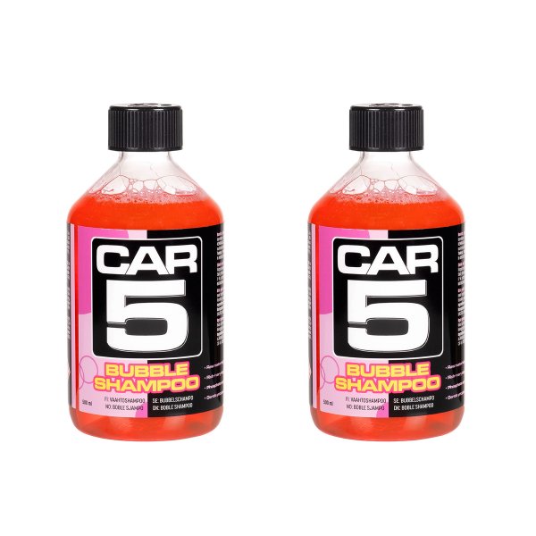 Autoshampoo CAR5 Bubble Shampoo, 2 x 500 ml
