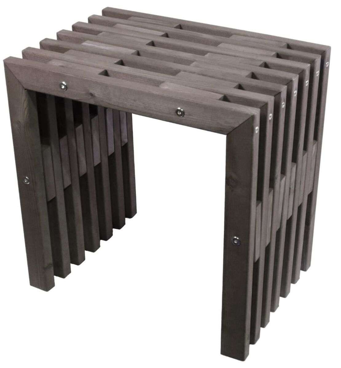 EcoFurn D-penkki 45 harmaa mänty öljytty