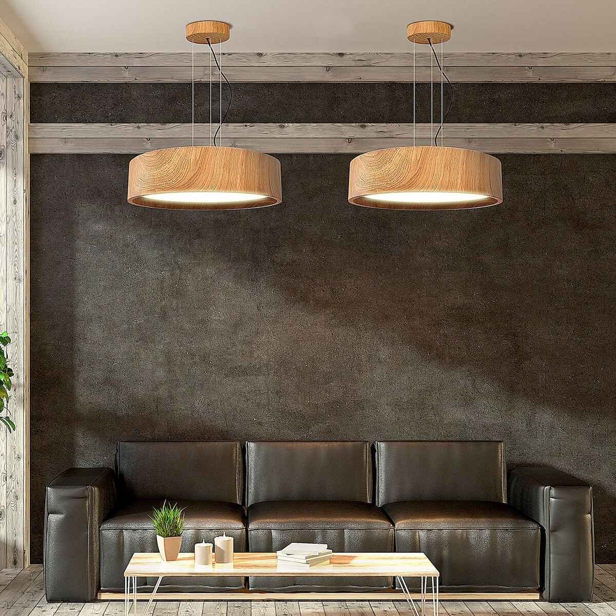 Grönlund Oak riippuvalaisin Ø 50 cm tammi