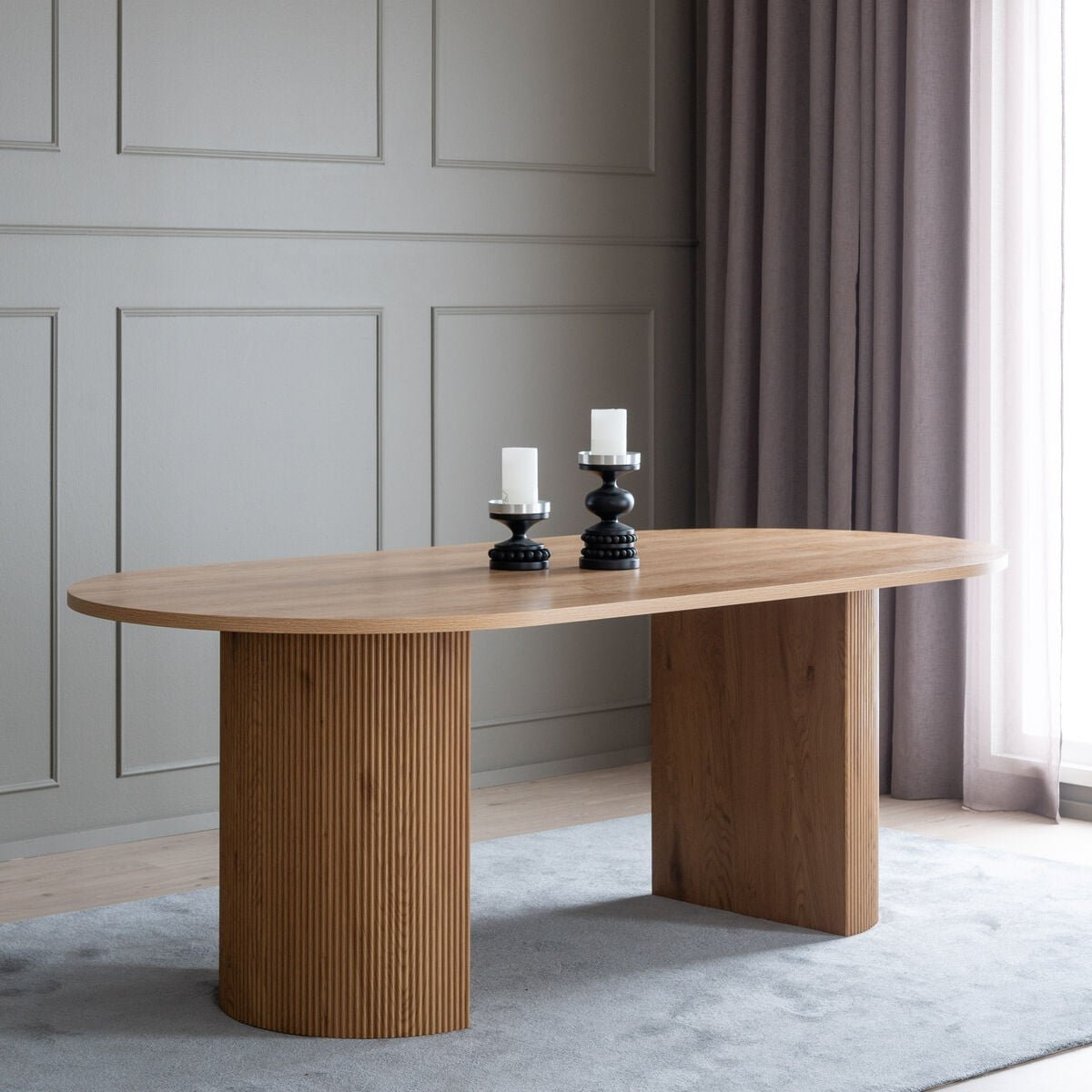 House Nordic Boavista ovaali ruokapöytä 210x100 cm tammi