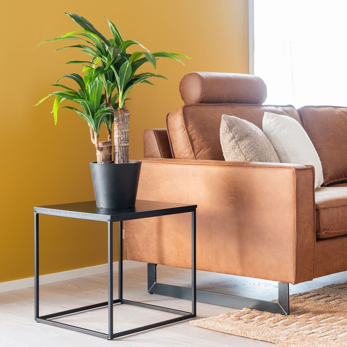 House Nordic Vita sivupöytä 45x45x45 cm musta