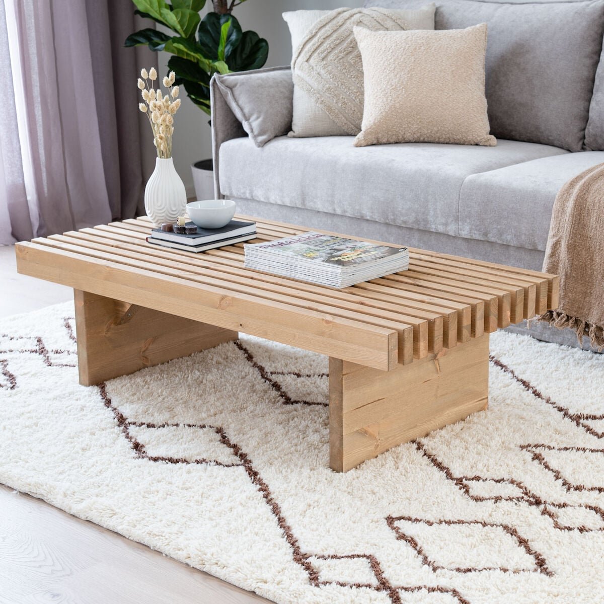 Jooa sohvapöytä 120x60 cm antiikkipetsattu