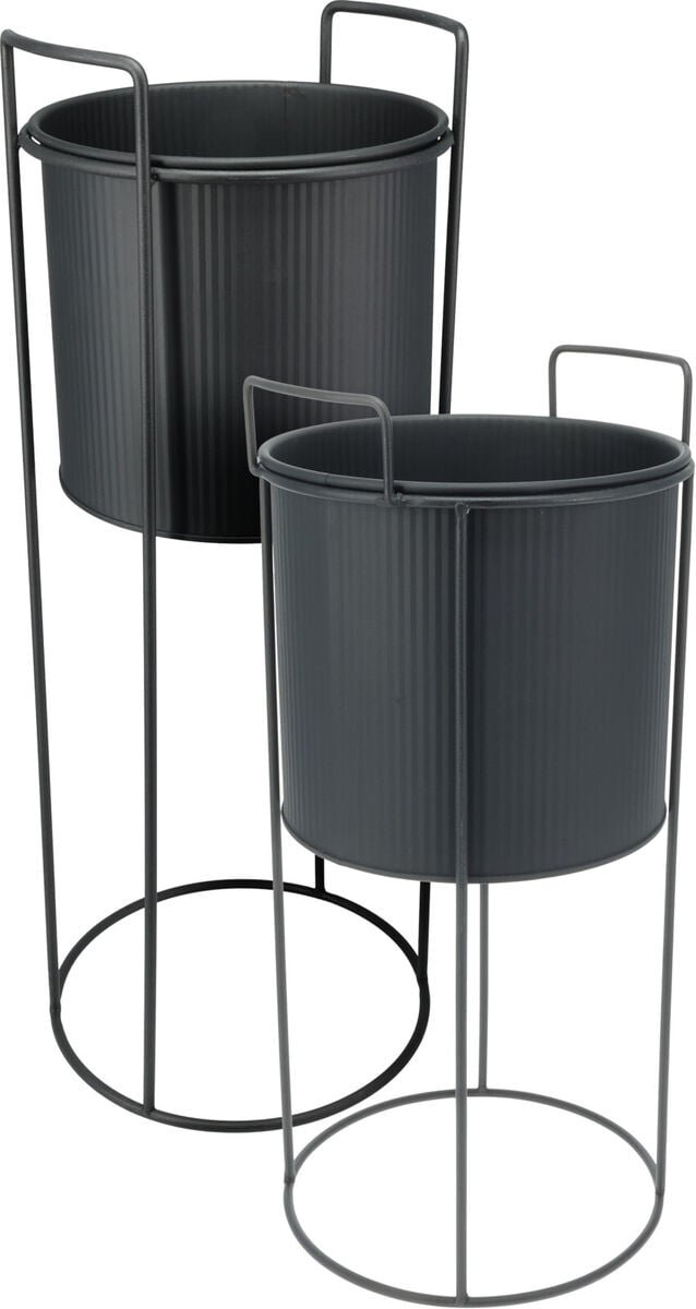 Juno kukkateline 2 kpl setti musta