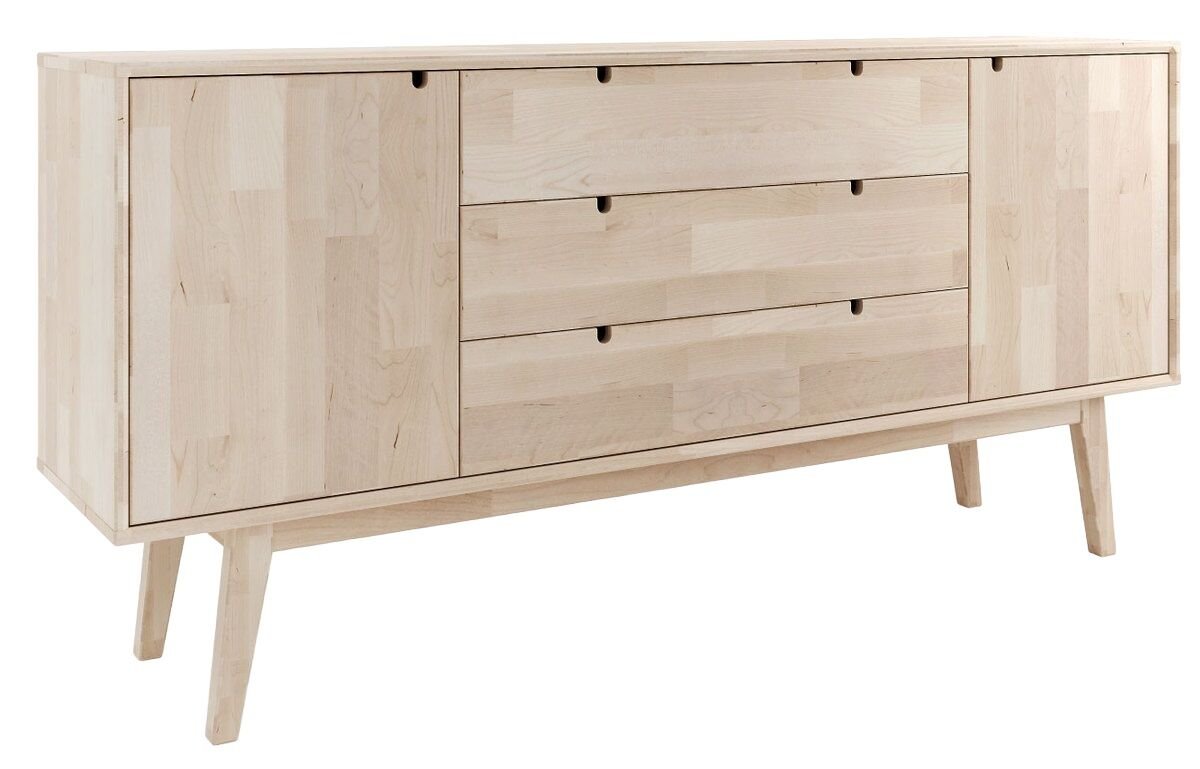 Kiteen Notte senkki 160x36x75 cm koivu/lakattu