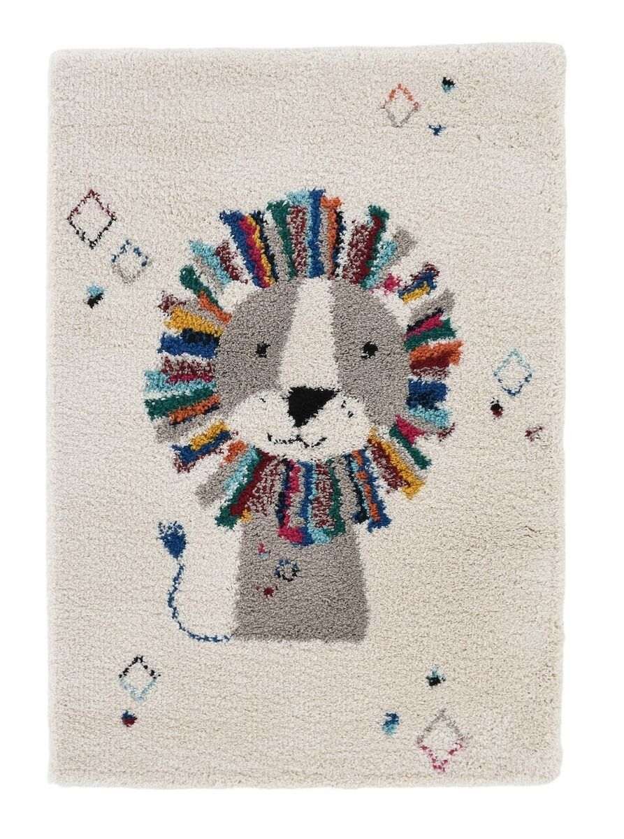 Leijona lastenmatto 135x190 cm lvalk/multi