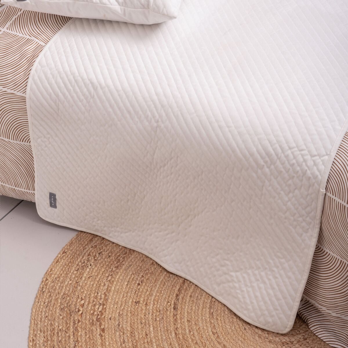 Luhta Kiila puolipäiväpeitto 80x120 cm luonnonvalkoinen