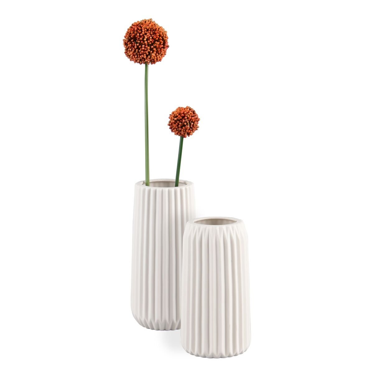 M&M Ripple vaasi valkoinen 23 cm