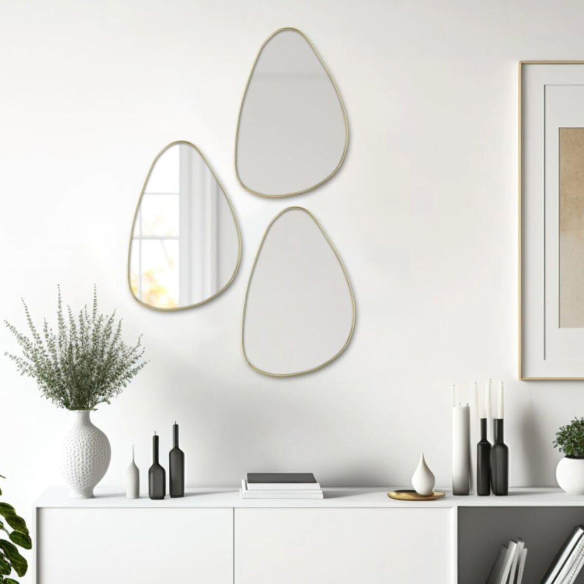 M&M Britta peili 35x50 cm kulta