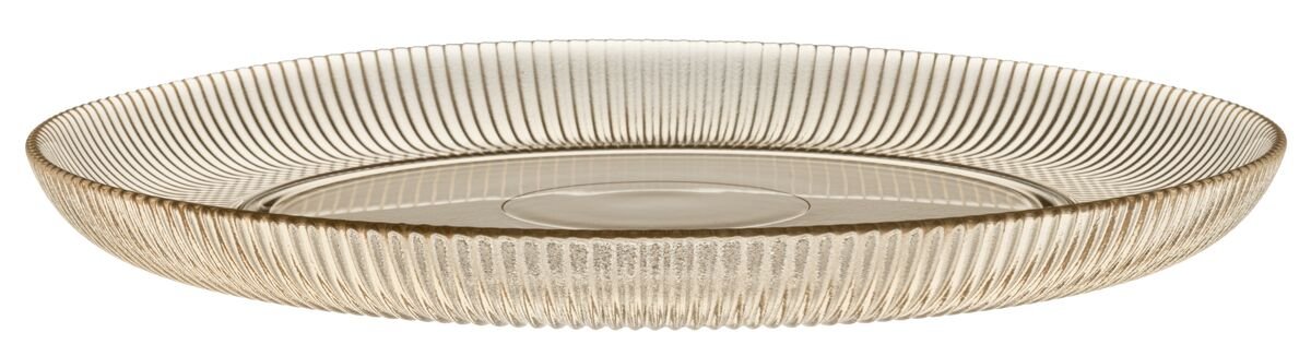 Maku vekattu tarjoilulautanen 30 cm samppanja