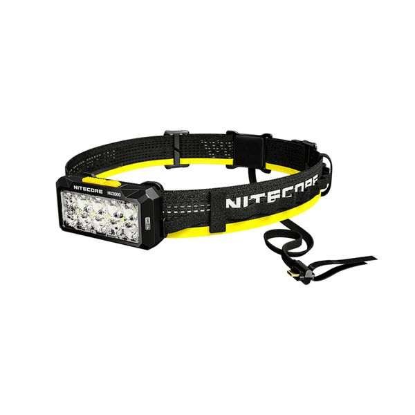 Otsalamppu Nitecore HU2000 - 2000 lm / Ladattava, Pelkkä valaisin