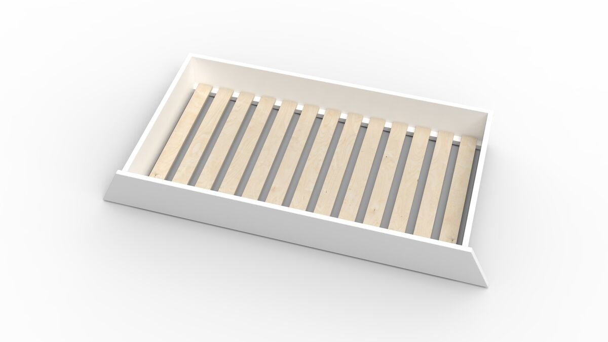 Notte vuodevaatelaatikko 158x75 cm valkoinen