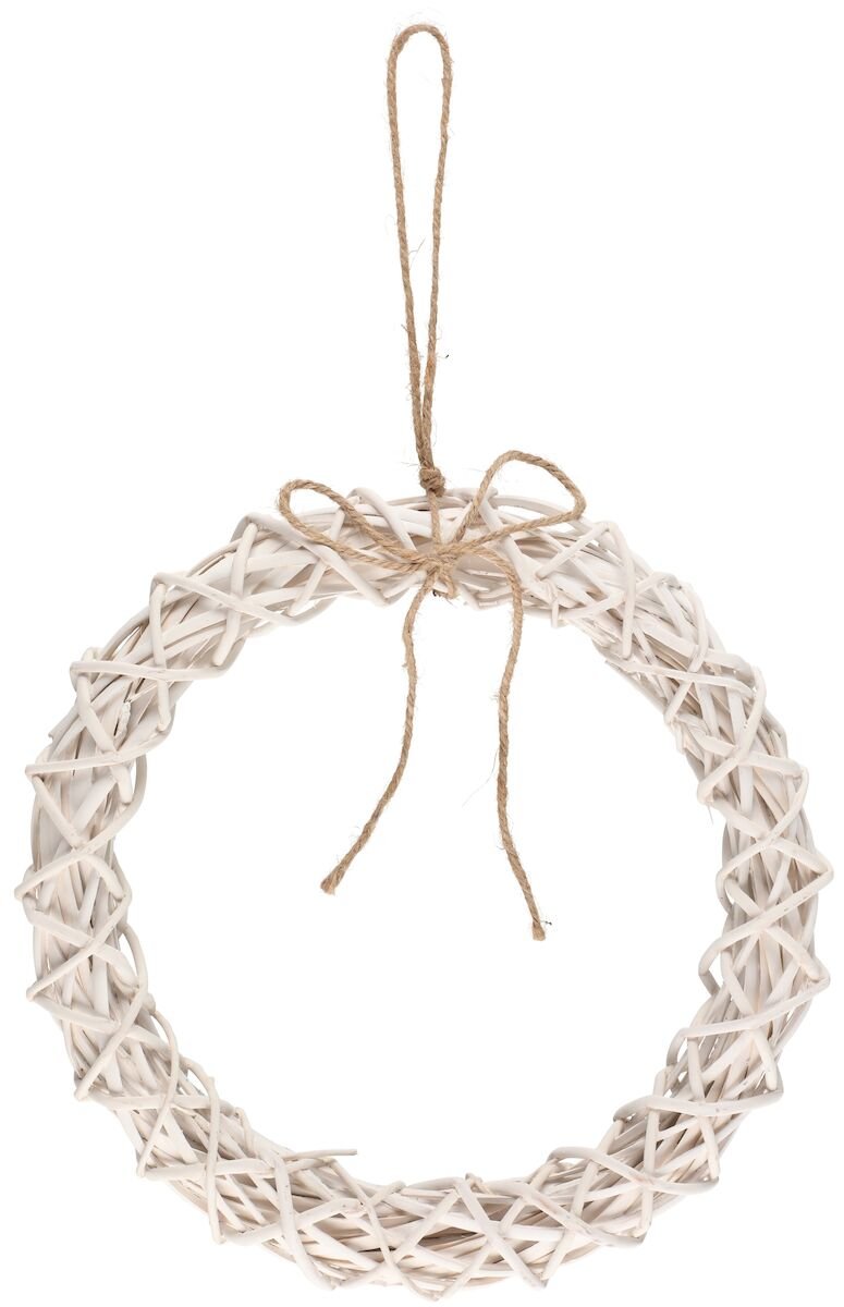 Pajukranssi 30 cm valkoinen