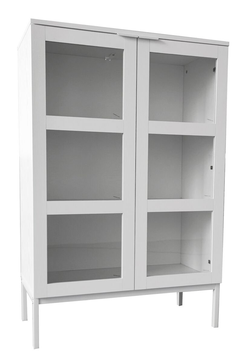 Siera vitriini 80x40x120 cm valkoinen