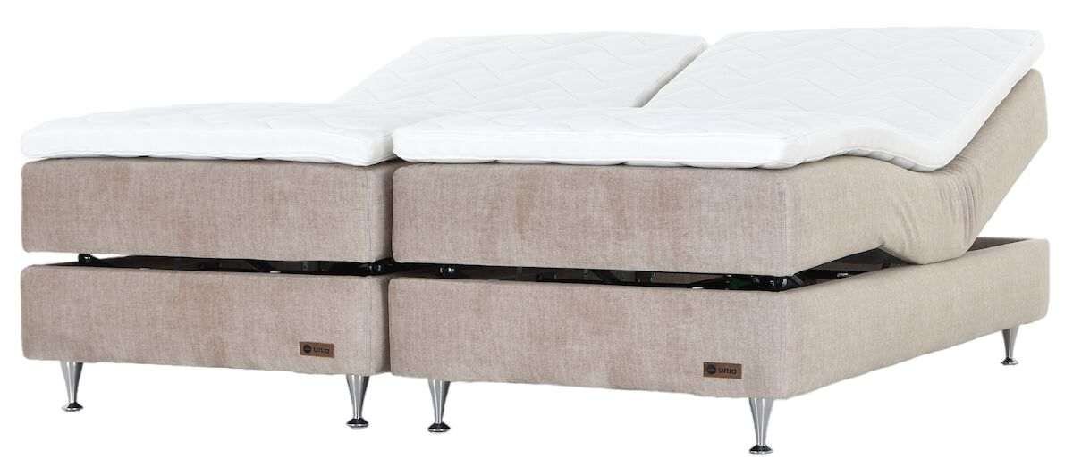 Unia Platina moottorisänky 180 L/XL Stylex, shampanja jalat, beige Vogue