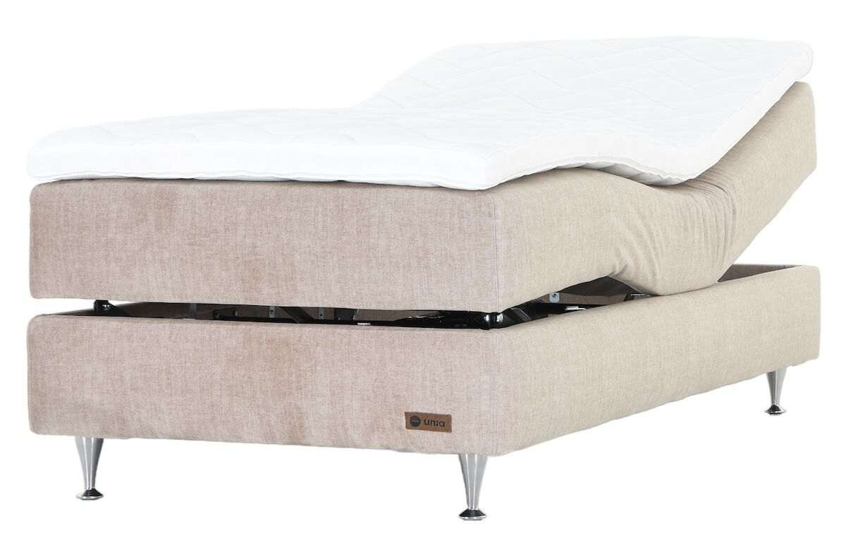 Unia Platina moottorisänky 90 M ergo, shampanja jalat, beige Vogue 02