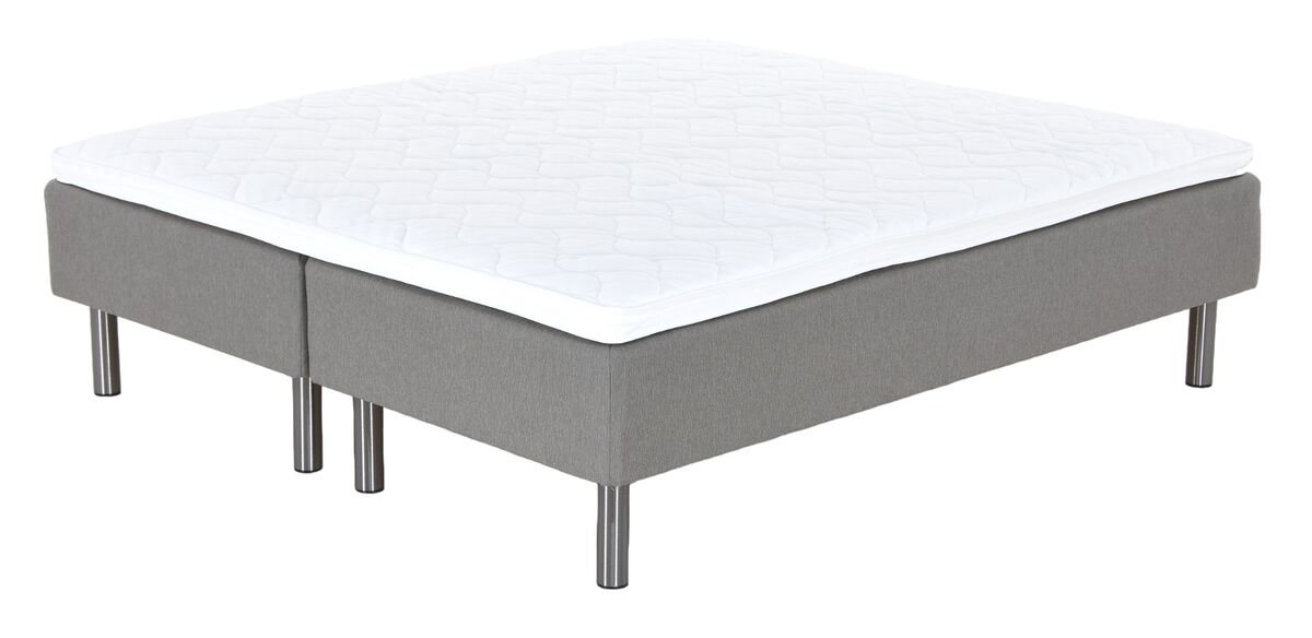 Unia Pronssi runkopatjasänky 160x200 cm hiekka, 8cm prof vm, metallijalat