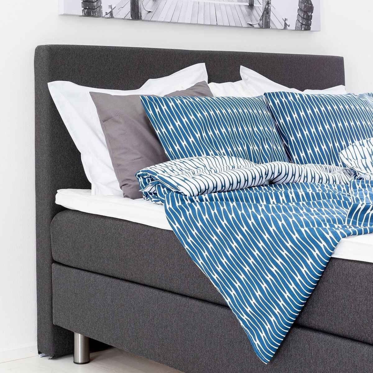 Unia Pronssi sängynpääty 160x115x7 cm tummanharmaa