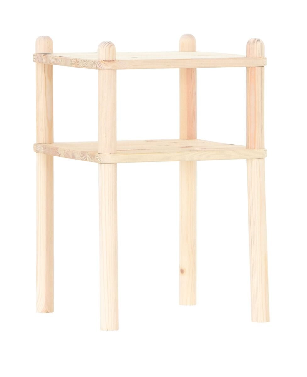 Askel yöpöytä 35x35x48 cm puuvalmis