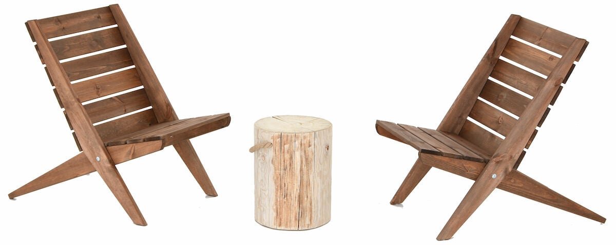 Ecofurn Granny parvekesetti ruskea