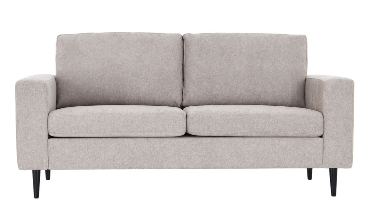 Toronto 2-istuttava sohva beige Storm 06, jalka wenge