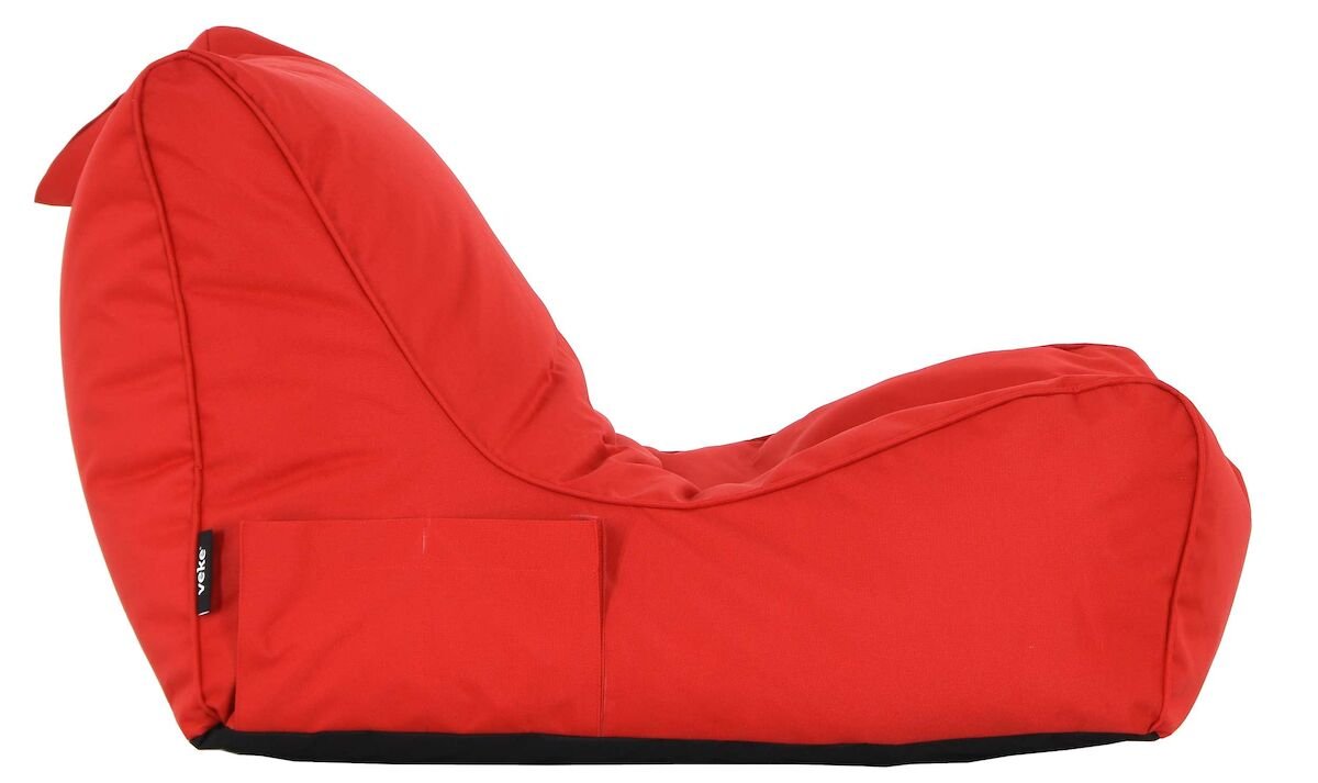 Jade säkkituoli punainen