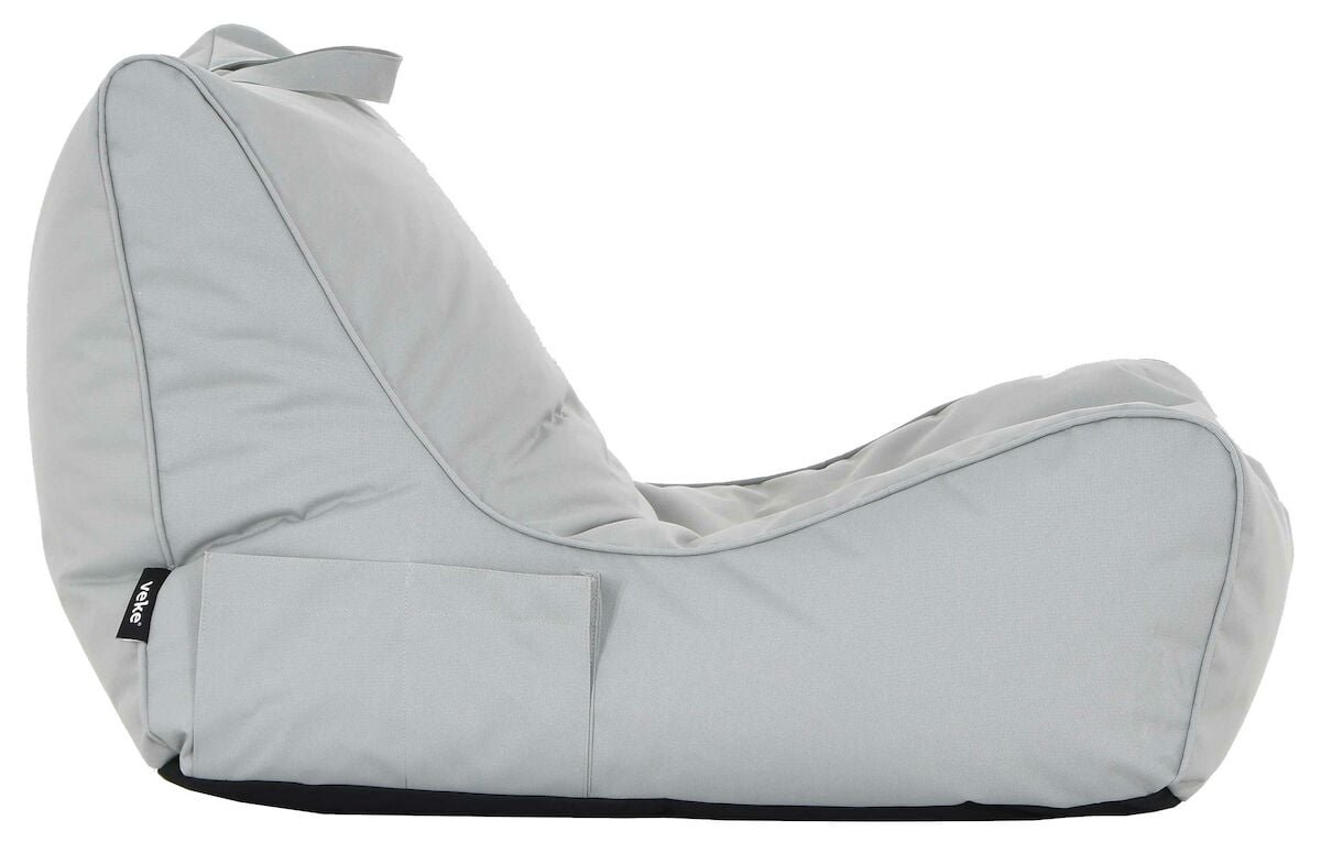 Jade säkkituoli vaaleanharmaa