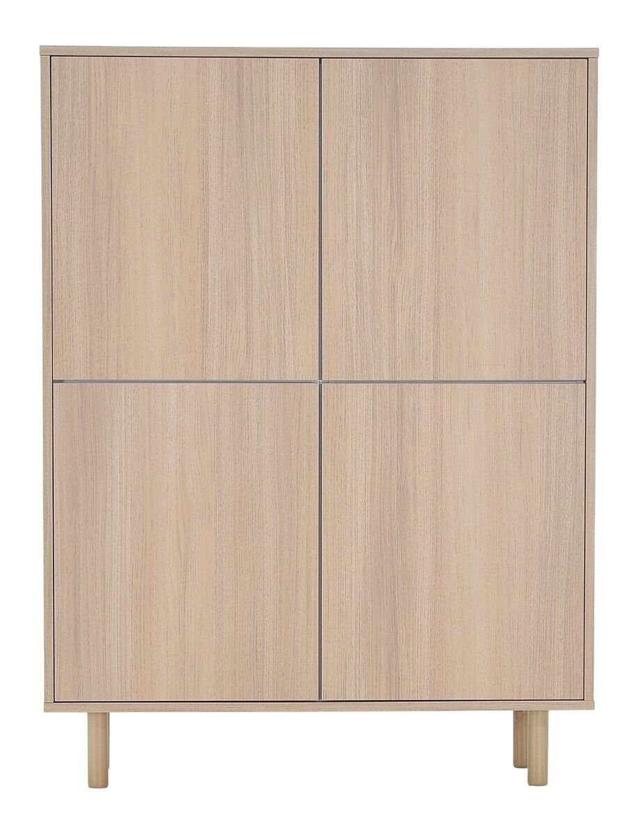 Kokoa kaappi 100x120 taika jalalla hiekka tammi, push-open