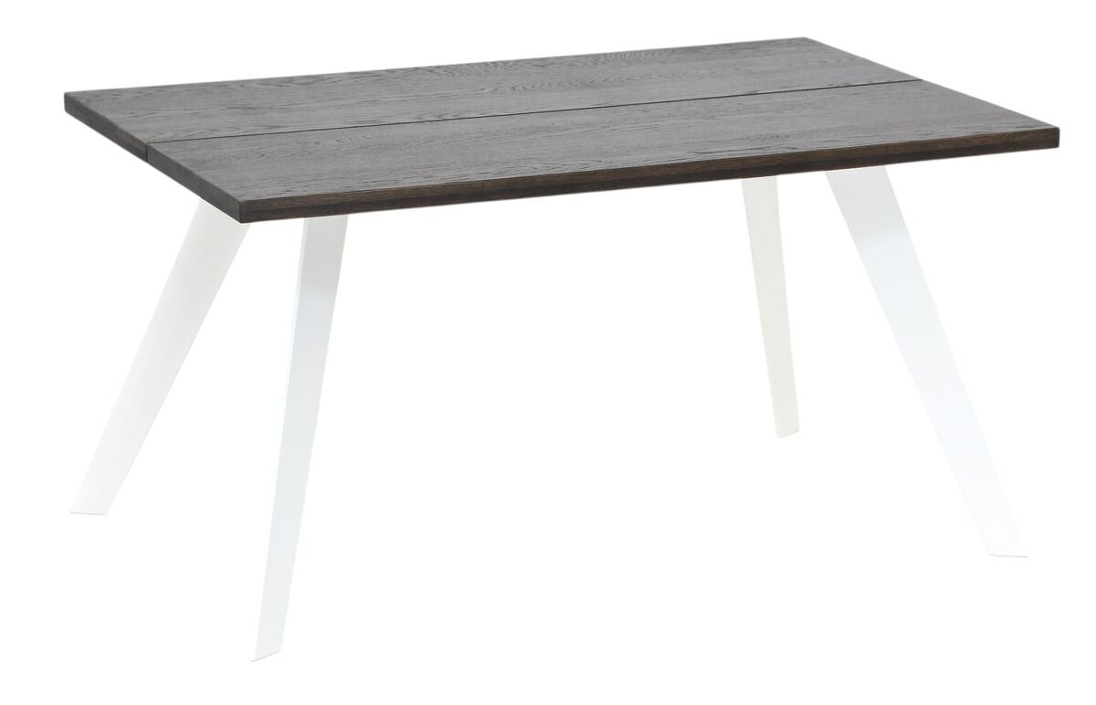 Sling tammi lankkupöytä 140x90 cm savutammi/valkoinen