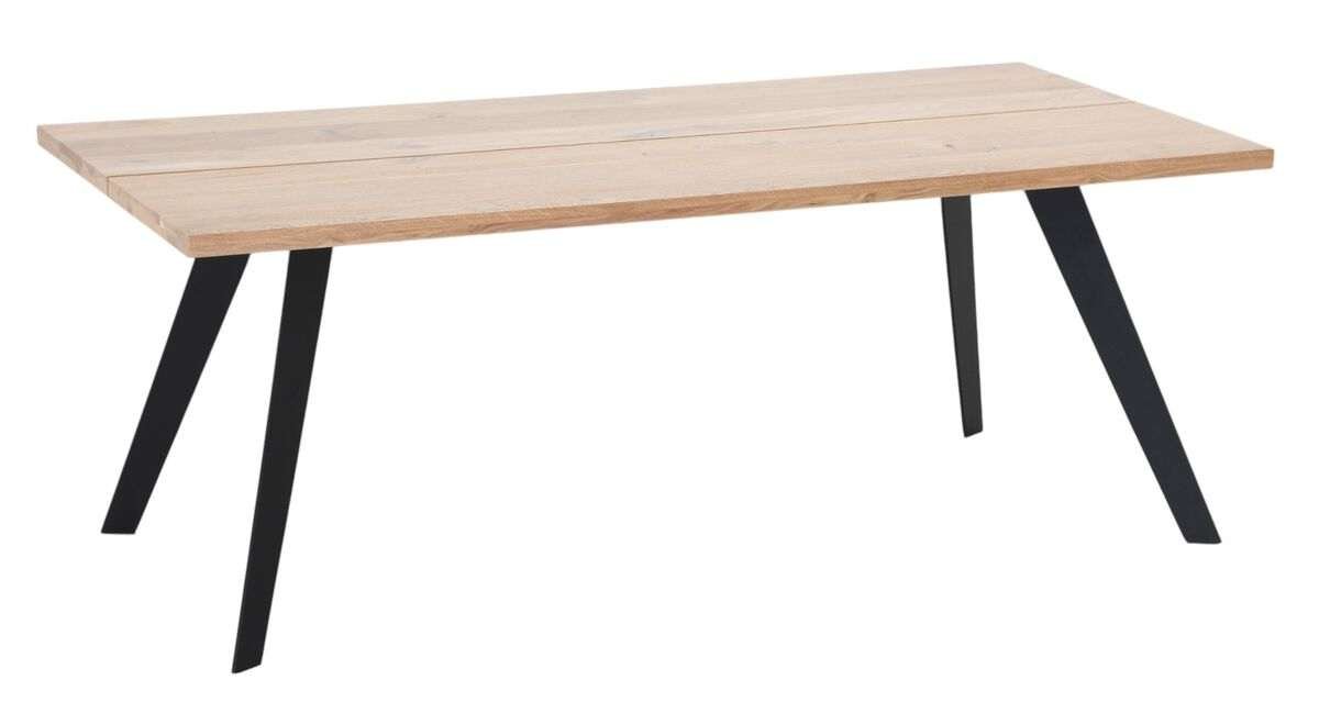 Sling tammi lankkupöytä 195x90 cm lakattu tammi/musta