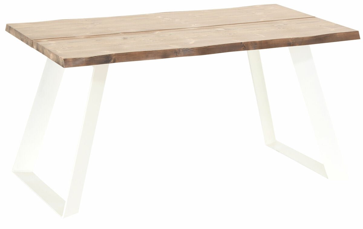 Triangel lankkupöytä 150x88 cm antiikkipetsattu/valkoinen