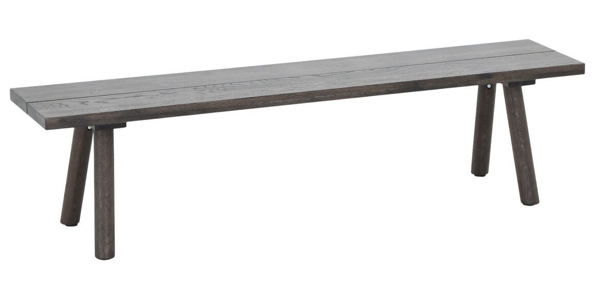 Veini tammi penkki 170x35,5 cm savunharmaa tammi