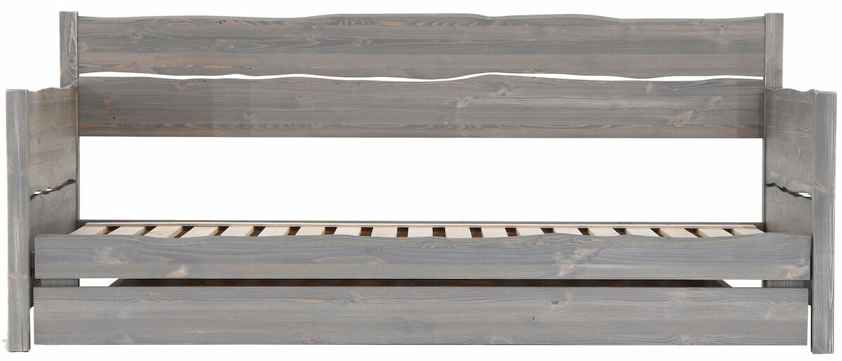 Village vuodesohvan runko ja vuodevaatelaatikko harmaa