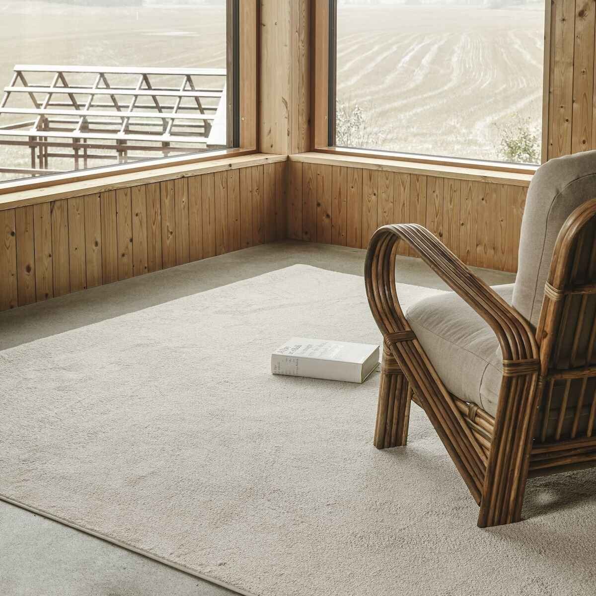 VM Carpet Onni nukkamatto 80x200 cm luonnonvalkoinen 32 kantattu